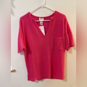 BiBi Lisa waffle knit top